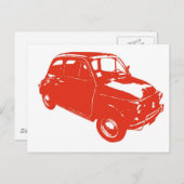 Oorspronkelijk rood briefkaart (Voorkant / Achterkant)