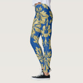 Oorspronkelijk schattig patroon van de gouden bloe leggings (Links)