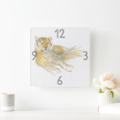 Oorspronkelijk schilderende tijger, jaardag WC1 Vierkante Klok (Huis)