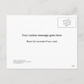 Oorspronkelijk schilderij van kerstkunst met kleur feestdagenkaart (Achterkant)