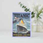 Oorspronkelijk Titanic poster Briefkaart (Staand voorkant)