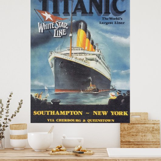 Oorspronkelijk Titanic Poster remake (Keuken)