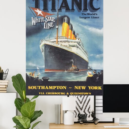 Oorspronkelijk Titanic Poster remake (Thuiskantoor)
