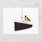 oorspronkelijk titanisch briefkaart (Voorkant)