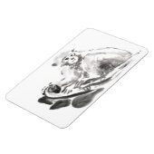 Oorspronkelijk was het Schilderen apen Jaar Zodiac Magneet (Linkerzijde)