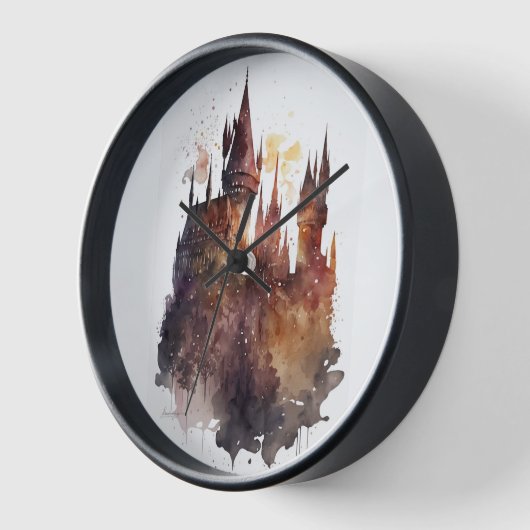 Oorspronkelijk Waterverf Castle Artwork (Hoek)