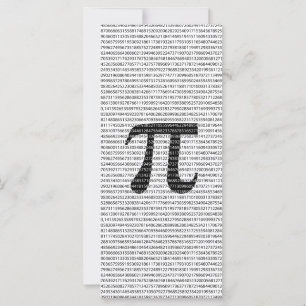 Oorspronkelijk zwart getal pi dag wiskundig symboo
