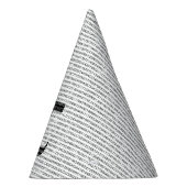 Oorspronkelijk zwart getal pi dag wiskundig symboo feesthoedjes (Rechts)