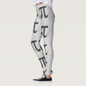 Oorspronkelijk zwart getal pi dag wiskundig symboo leggings (Links)