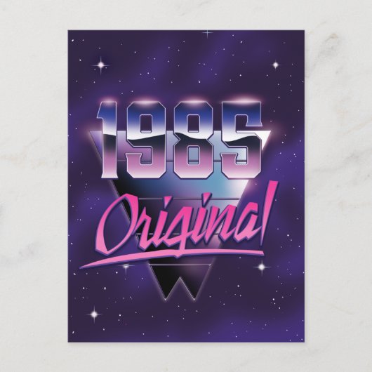 Oorspronkelijke 1985 briefkaart (Voorkant)