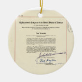 OORSPRONKELIJKE 24e wijziging Amerikaanse grondwet Keramisch Ornament (Voorkant)