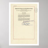 OORSPRONKELIJKE 24e wijziging Amerikaanse grondwet Poster (Voorkant)