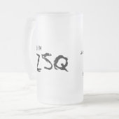 Oorspronkelijke 5 reeksen matglas bierpul (Voorkant links)