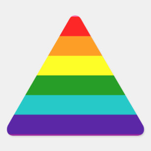 Oorspronkelijke 8-band LGBT Gay Pride Rainbow-vlag Sticker