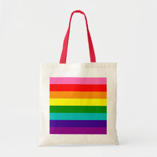 Oorspronkelijke 8-band LGBT Gay Pride Rainbow-vlag Tote Bag