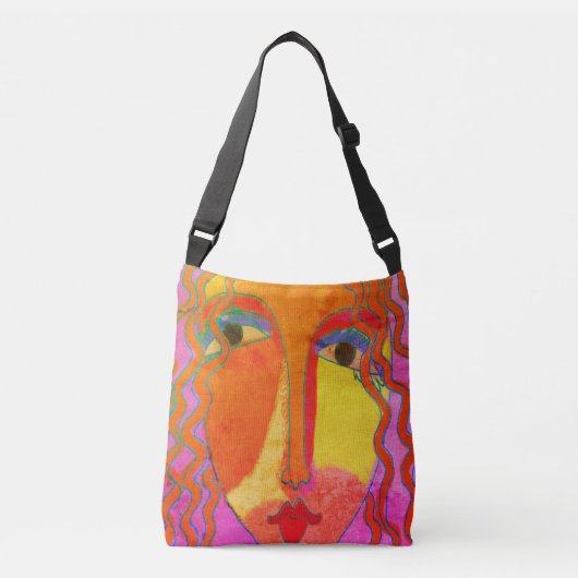 Oorspronkelijke Abstracte Art Canvas tas (Voorkant)