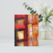 Oorspronkelijke Abstracte kunst Briefkaart (Staand voorkant)