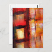 Oorspronkelijke Abstracte kunst Briefkaart (Voorkant / Achterkant)