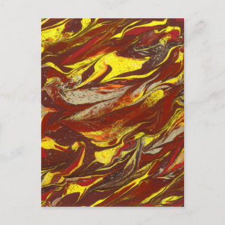 Oorspronkelijke abstracte kunst briefkaart