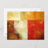 Oorspronkelijke Abstracte kunst Briefkaart (Voorkant / Achterkant)