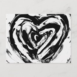 Oorspronkelijke abstracte kunst briefkaart