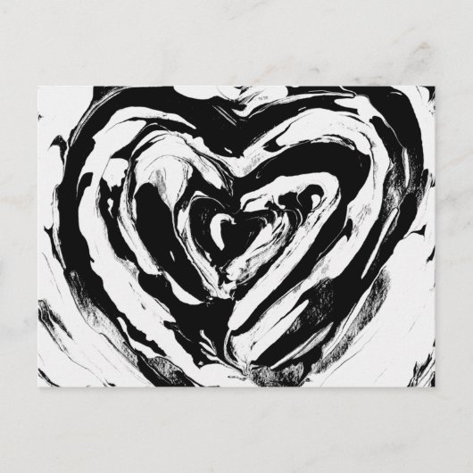 Oorspronkelijke abstracte kunst briefkaart (Voorkant)