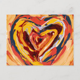 Oorspronkelijke abstracte kunst briefkaart