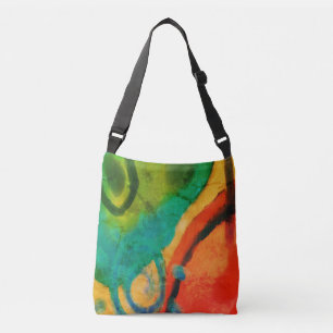 Oorspronkelijke Abstracte kunst Crossbody Tas