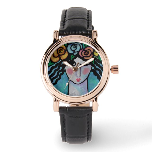 Oorspronkelijke Abstracte kunst Horloge (Voorkant)