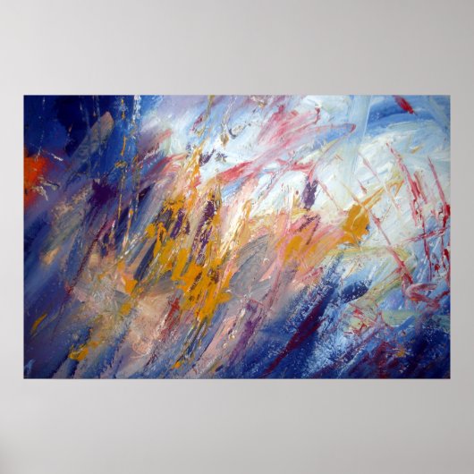 Oorspronkelijke Abstracte kunst Poster (Voorkant)