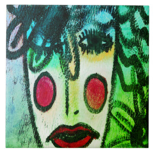 Oorspronkelijke Abstracte kunst Tegeltje