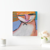 Oorspronkelijke Abstracte kunst Vierkante Klok (Huis)