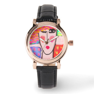 Oorspronkelijke Abstracte oorbare kunst Horloge