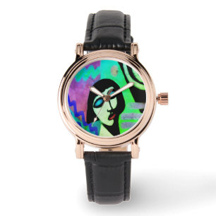 Oorspronkelijke Abstracte oorbare kunst Horloge