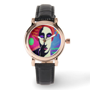 Oorspronkelijke Abstracte oorbare kunst Horloge