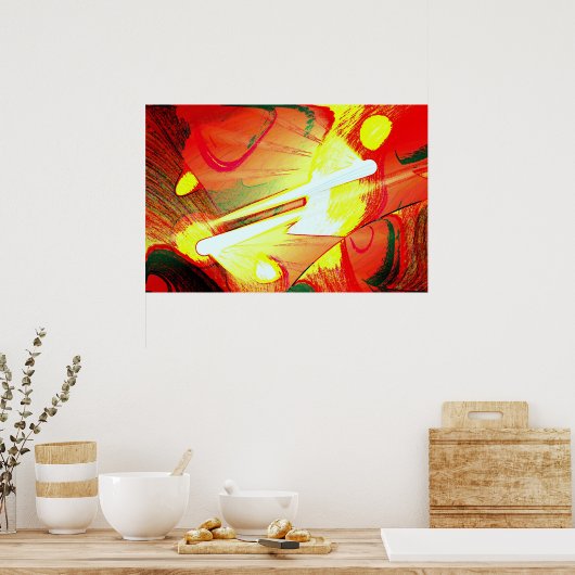 Oorspronkelijke Abstracte Posters Prints (Keuken)