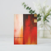 Oorspronkelijke Abstracte schilderkunst Briefkaart (Staand voorkant)