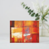 Oorspronkelijke Abstracte schilderkunst Briefkaart (Staand voorkant)