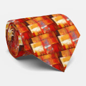 Oorspronkelijke Abstracte schilderkunst Stropdas (Opgerold)