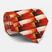 Oorspronkelijke Abstracte schilderkunst Stropdas (Opgerold)