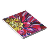 Oorspronkelijke abstracte waterverf van Dahlia flo Notitieblok (Schuin)