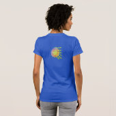 Oorspronkelijke Abstracte Wearable Art van de vlie T-shirt (Achterkant volledig)