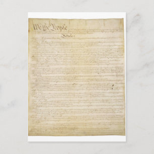 Oorspronkelijke Amerikaanse grondwet Pagina 1 Briefkaart