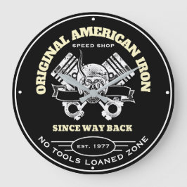 Oorspronkelijke Amerikaanse ijskever en zuiger Grote Klok