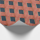 Oorspronkelijke  Amerikaanse vlag Cadeaupapier (Hoek)