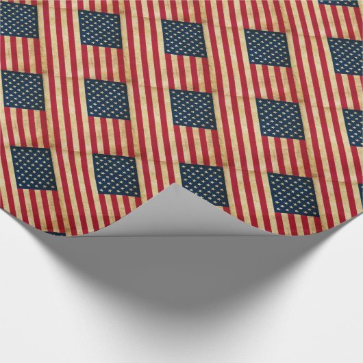 Oorspronkelijke Amerikaanse vlag Cadeaupapier (Hoek)