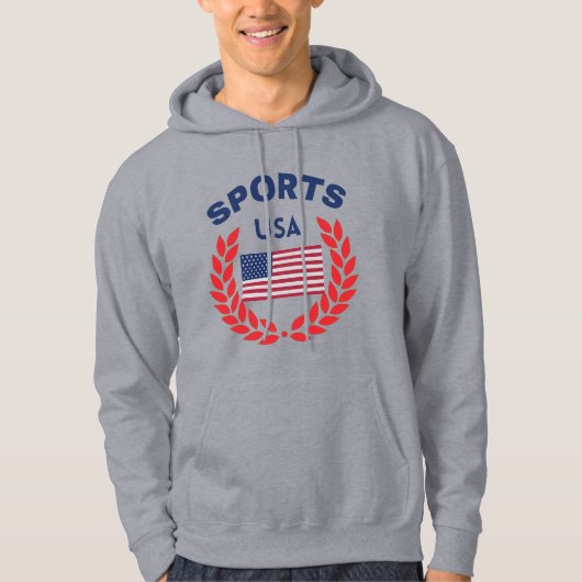 Oorspronkelijke Amerikaanse vlag Hoodie (Voorkant)