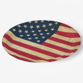 Oorspronkelijke  Amerikaanse vlag Papieren Bordje (Gekanteld)