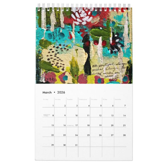 Oorspronkelijke Art Calendar door Ulyth Kalender (Mar 2026)