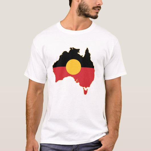 Oorspronkelijke Australië-kaart T-shirt (Voorkant)